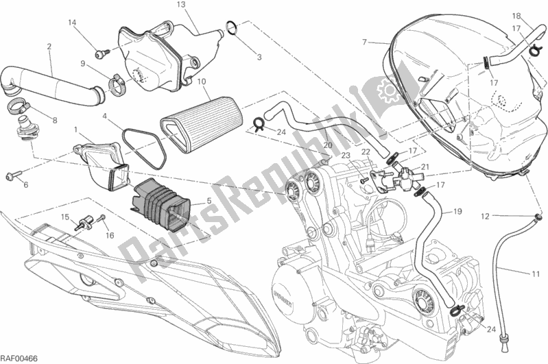 Todas las partes para Consumo de Ducati Multistrada 1200 S GT 2013